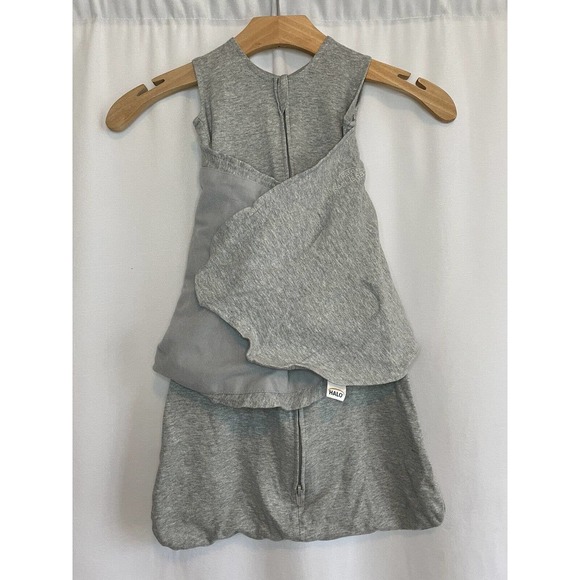 Halo Other - HALO Sleep Sack Swaddle Wrap Small/Petit 3-6 Months 23-26 Inches Solid Gray